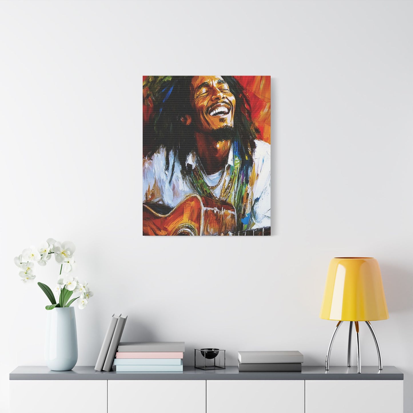 Marley AI Satin Canvas, Stretched