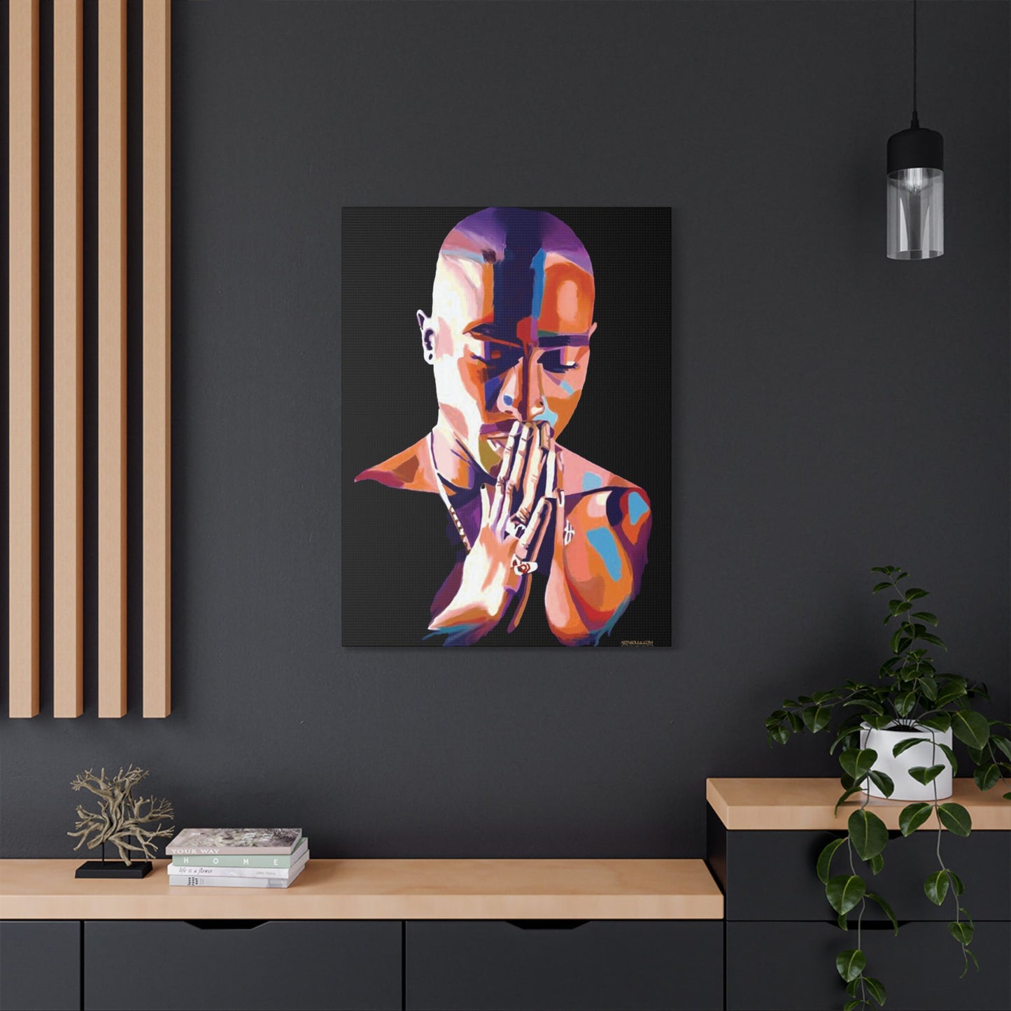 Celebrity ART  Satin Canvas, Stretched