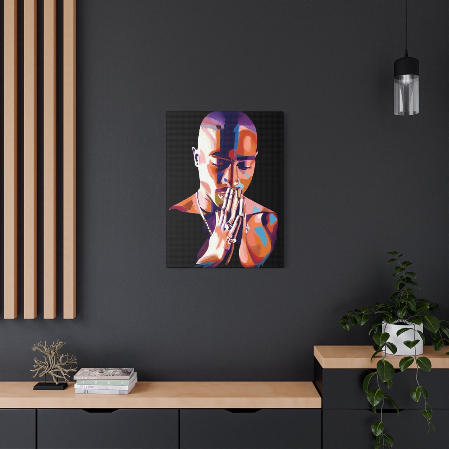 Celebrity ART  Satin Canvas, Stretched