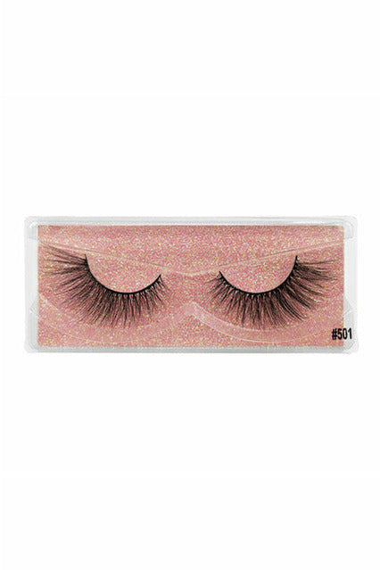 YSDO 1 Pair 3D Mink Eyelashes Fluffy Dramatic Eyelashes Makeup Wispy Mink Lashes Natural Long False Eyelashes Thick Fake Lashes