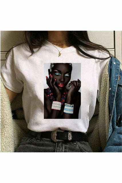 ZOGANKIN  Cool Melanin Girl Print