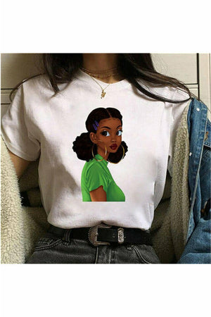 ZOGANKIN  Cool Melanin Girl Print