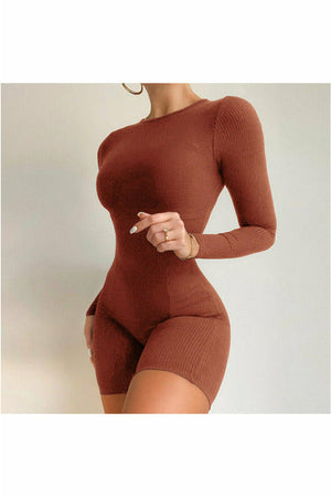 ArtnSoul™ - Knitted Bodycon Playsuit Romper