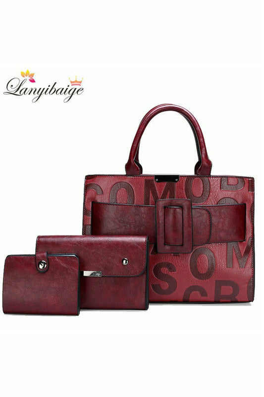 Luxury Brand Pu Leather Handbags