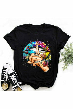 Lips Watercolor Graphic T