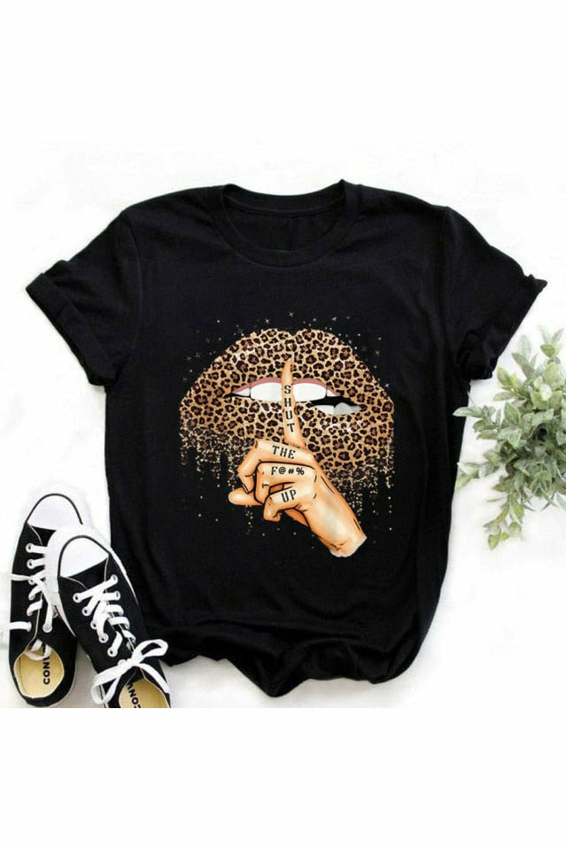 Lips on T Shirt