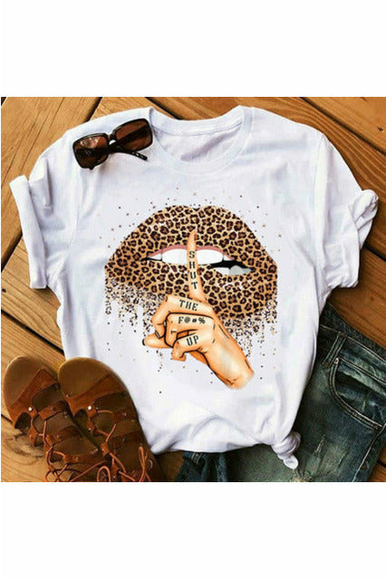 Lips on T Shirt
