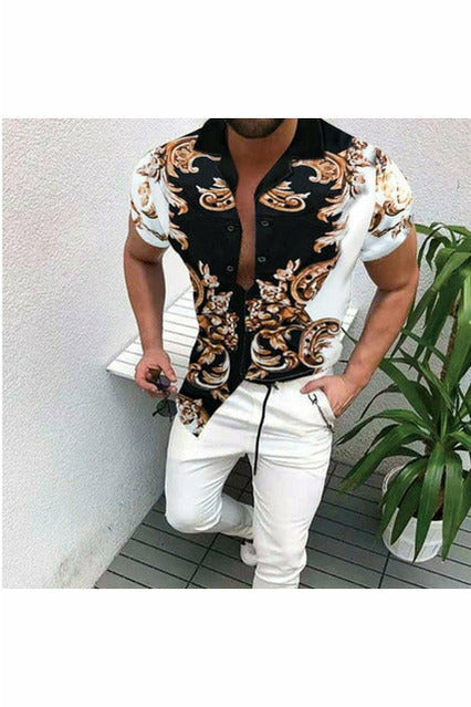 Printed Hawaii Casual Shirts