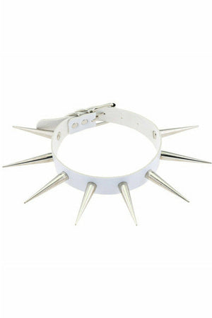 Red Long Spike Choker