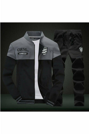 Zipper Coat+Pant Tracksuit Men