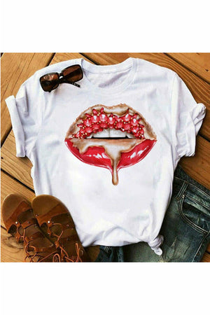 Lips, Colorful, Sexy, Suggestive
