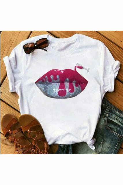 Lips, Colorful, Sexy, Suggestive