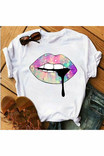 Lips, Colorful, Sexy, Suggestive