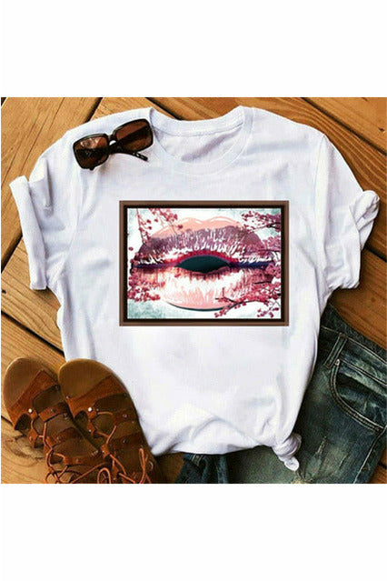 Lips, Colorful, Sexy, Suggestive