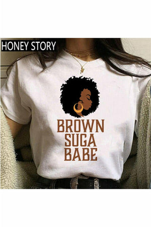 Kawaii Melanin T Shirt W