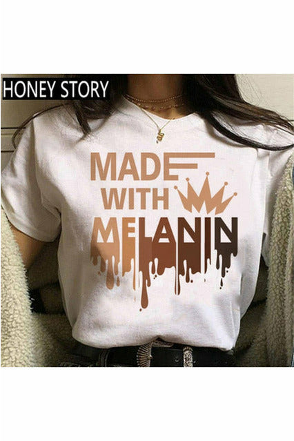 Kawaii Melanin T Shirt W