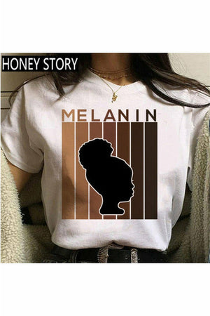 Kawaii Melanin T Shirt W