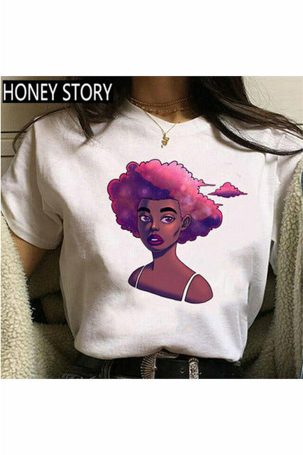 Kawaii Melanin T Shirt W