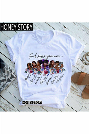 ZOGANK Black Girl History Month Female Tops