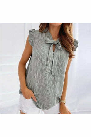 ArtnSoul™ - Ruffles Sleeveless Pullover Tunic