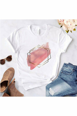 Heart flower ladies T-shirt