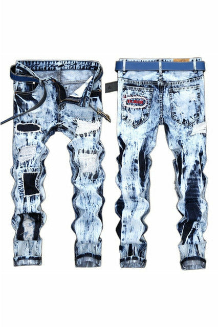 Denim Hole Jeans