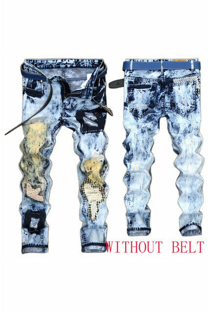 Denim Hole Jeans