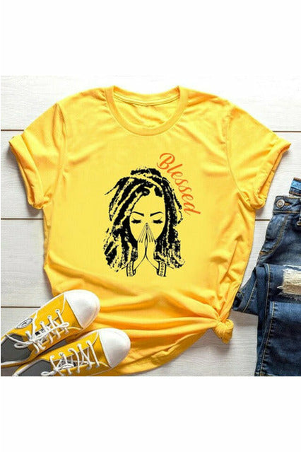 Kawaii Melanin T Shirt W