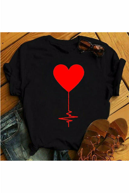 Women T Shirt Black