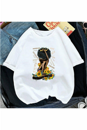 Women Sunflower Funny T-shirt