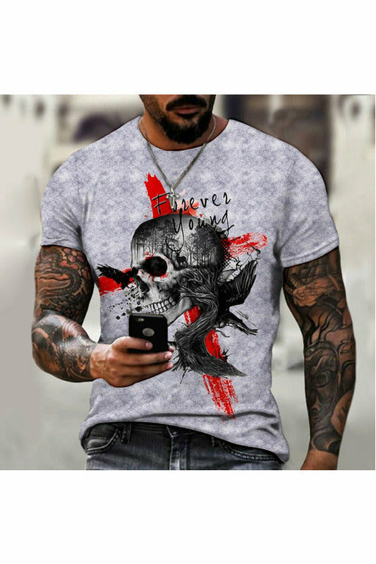 Fashion retro trend horror skull