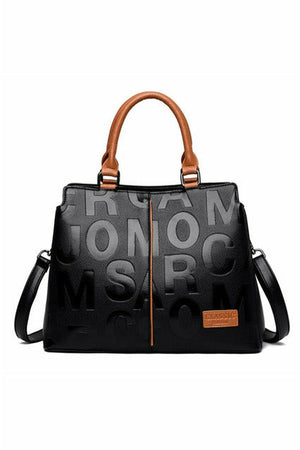 Leather Letter Shoulder Bags