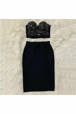 Beading Top, Skirt