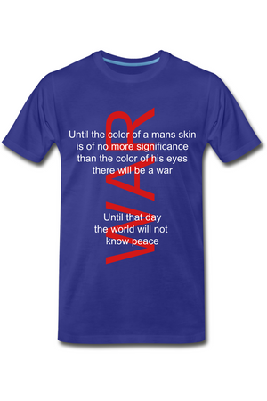 Peace Men's Premium T-Shirt - royal blue